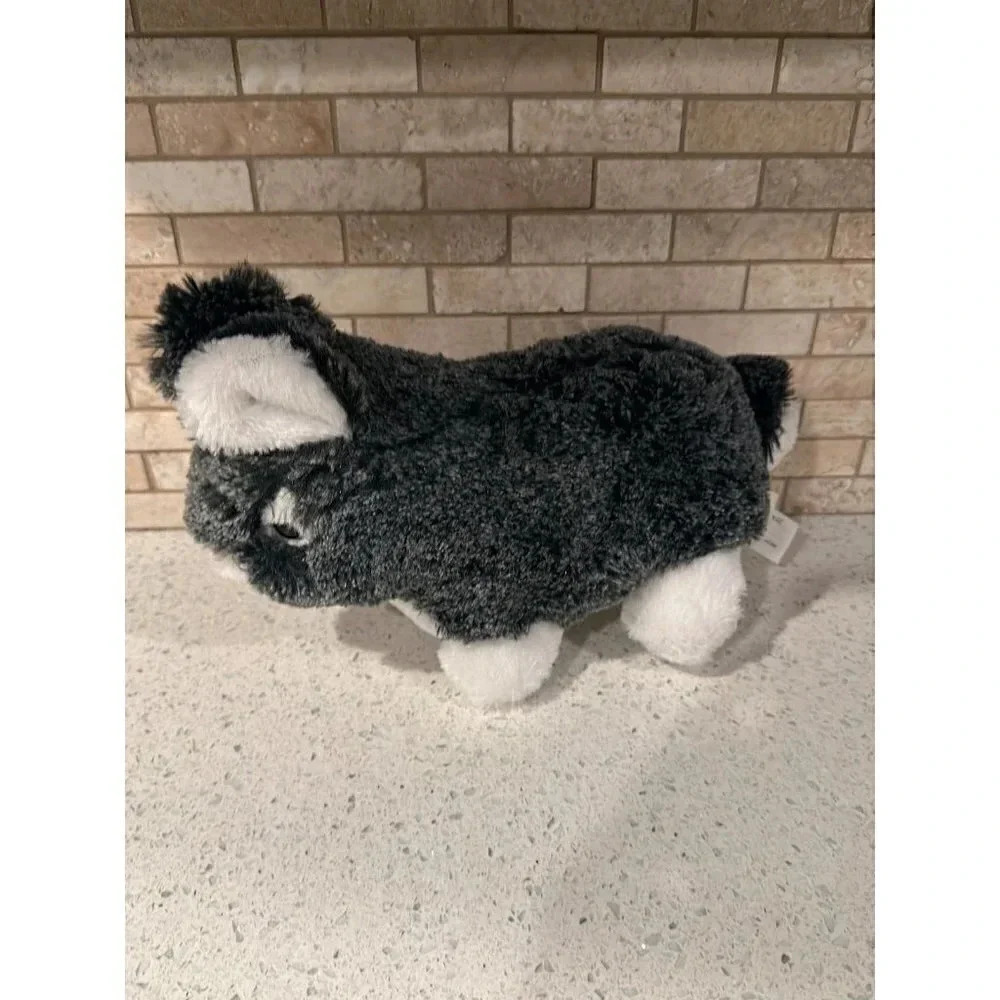 Sweet gray and white plush bunny rabbit Animal Adventure‎ b38